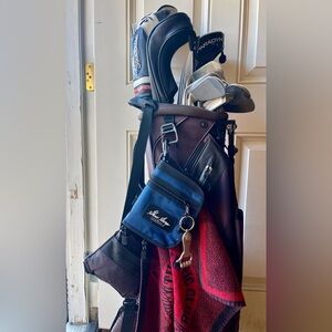 Golf Bag clip-on Organizer & Hawaiian Thumbs Up Key Chain Ring & Bottle Opener